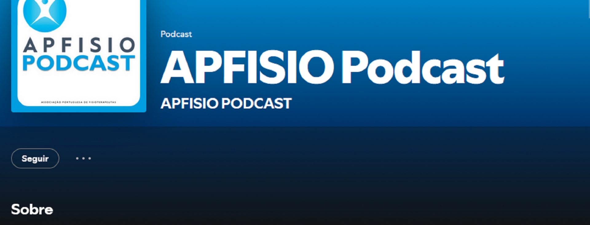 <p>A APFISIO está no SPOTIFY</p>
